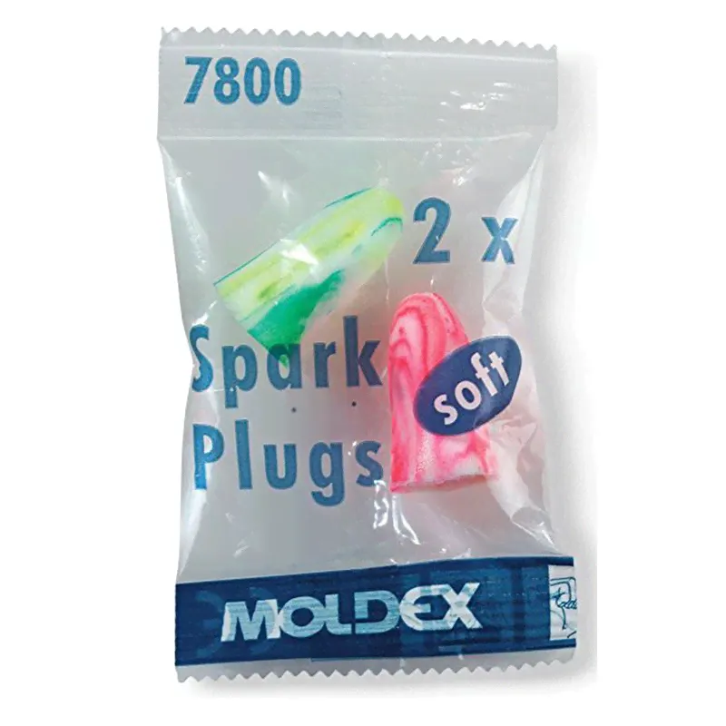 Беруши из экстра-мягкого и очень лёгкого полипропилена spark plugs soft Moldex, 1 пара