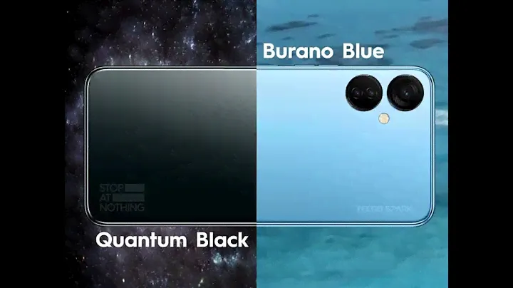 Show off your TECNO Spark 9T in Burano Blue and Quantum Black