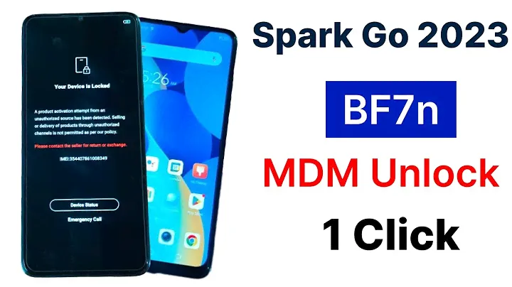 BF7n MDM-Tecno Spark Go 2023 Remove MDM 1 Click