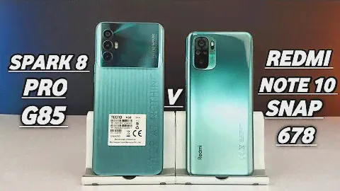 Xiaomi Redmi Note 10 VS Tecno Spark 8 Pro | Comparison & Speed Test | G85 VS Snapdragon 678|90Hz,60,