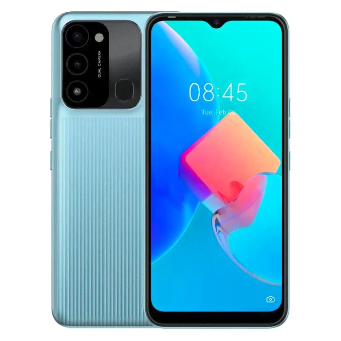 Смартфон Tecno Spark Go 2022 NFC, 6.5", IPS, 2 Гб, 32 Гб, 13 Мп, 5000 мАч, серебристый