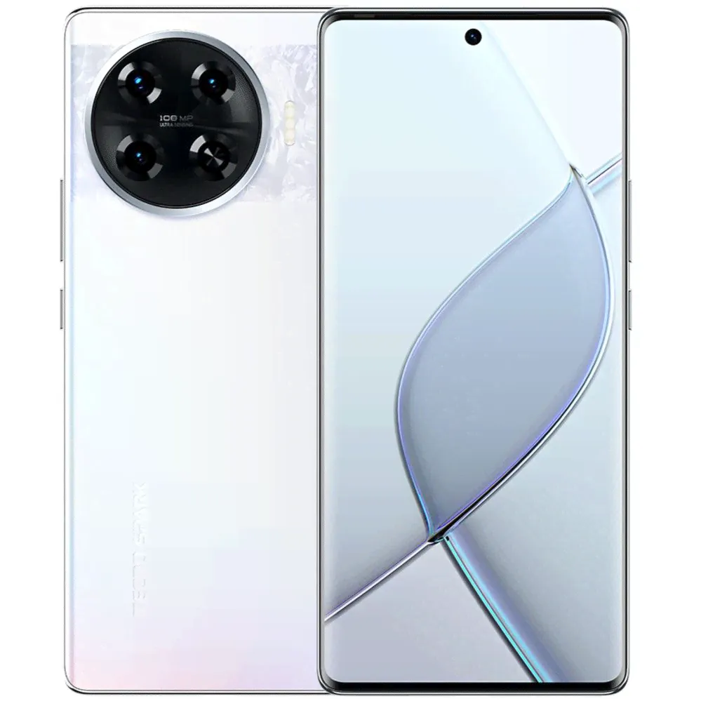 Tecno Смартфон Spark 20 Pro+ Ростест (EAC) 8/256 ГБ, белый